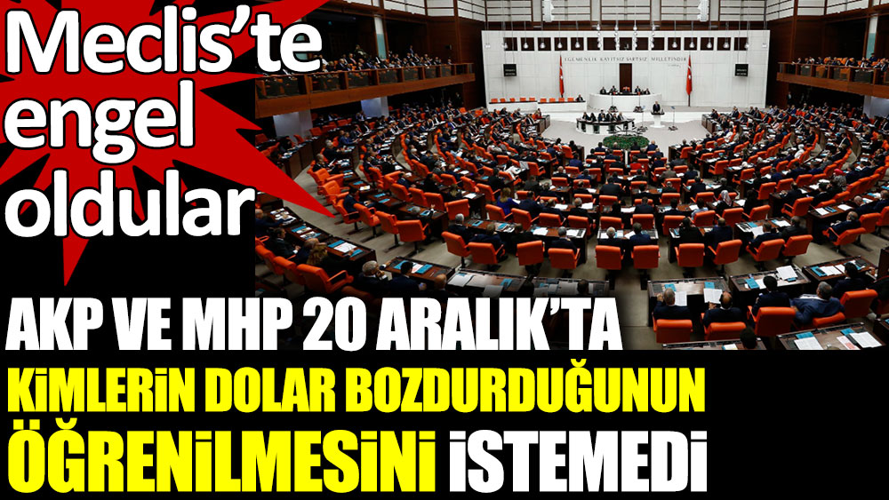 Son dakika... CHP'nin 20 Aralık önergesi reddedildi