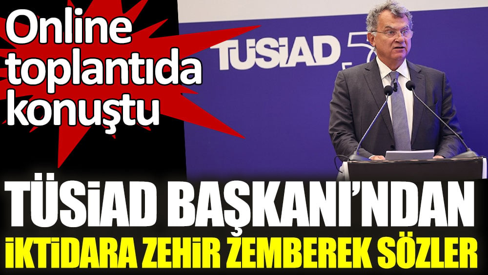 TÜSİAD Başkanı Simone Kaslowski'nden iktidara zehir zemberek sözler! Online toplantıda konuştu