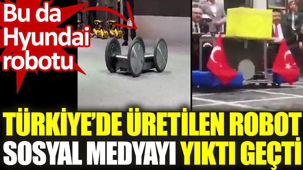 Türkiye'de üretilen robot sosyal medyayı yıktı geçti