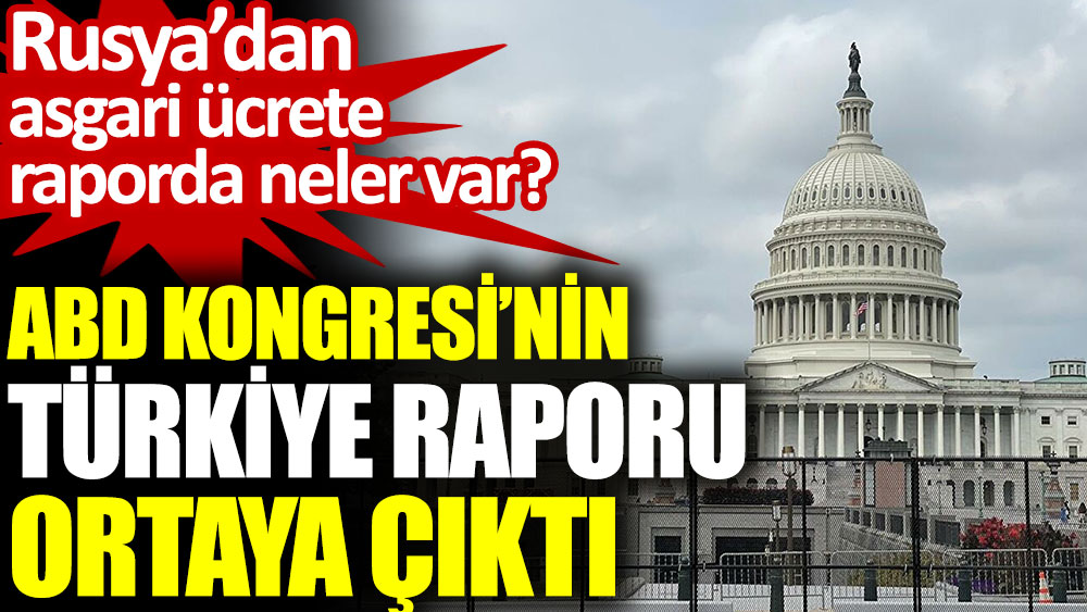 ABD Kongresi’nden Türkiye raporu