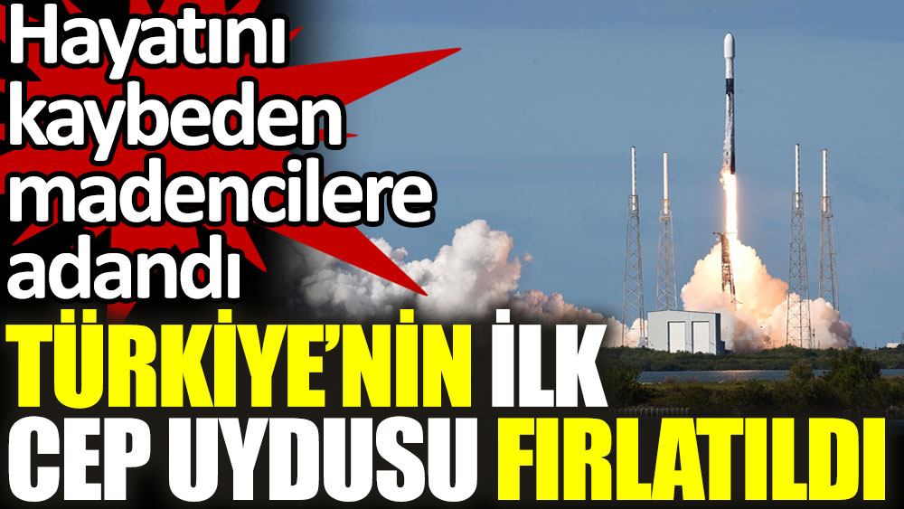 Türkiye'nin ilk cep uydusu uzaya fırlatıldı