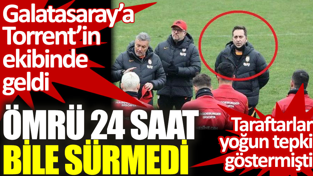 Galatasaray'da Domenec Torrent'in yardımcısı Marc Gonzalo görevinden alındı