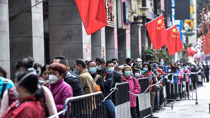 Çin'de 24 saatte 223 vaka tespit edildi