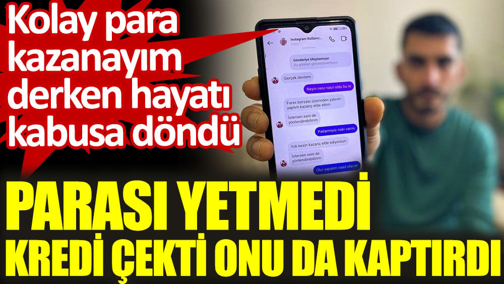 Sosyal medyadan gelen mesajla hayatı kabusa döndü. Tüm parasından oldu