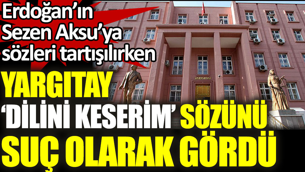 Yargıtay ‘dilini keserim’ sözünü suç olarak gördü! Erdoğan’ın Sezen Aksu’ya sözleri tartışılırken…
