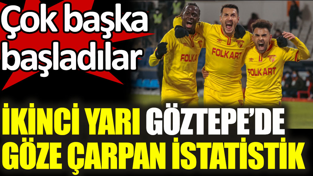 Süper Lig'de Göztepe'den göze çarpan istatistik! Çok başka başladılar