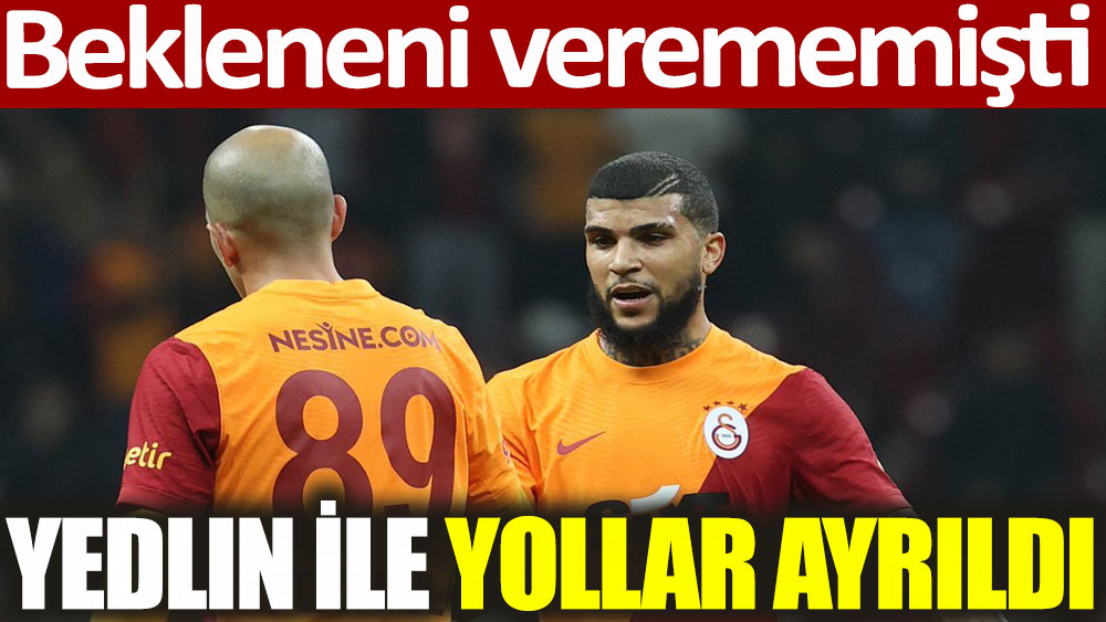 Galatasaray'da De Andre Yedlin ile yollar ayrıldı!
