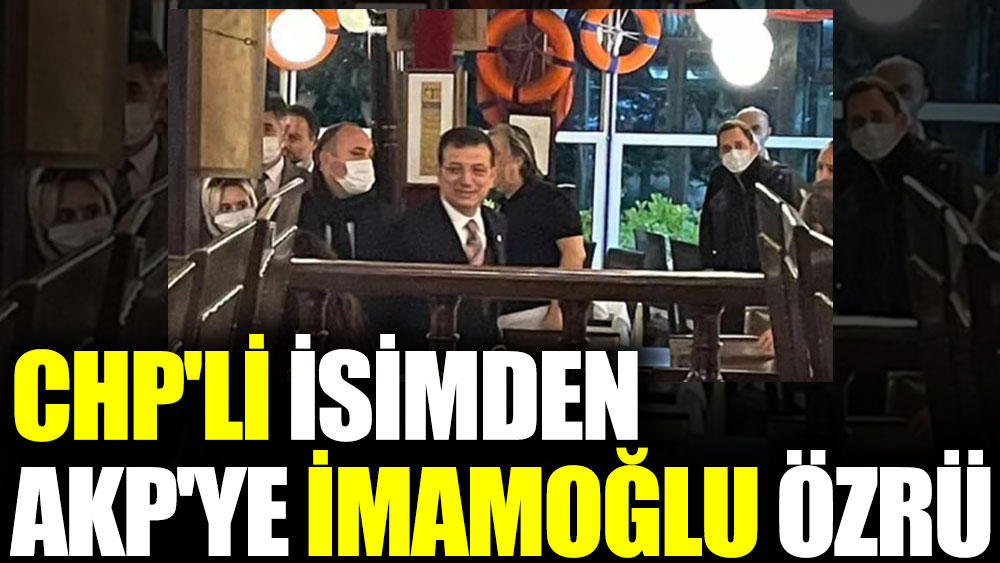 CHP'li Mehmet Bekaroğlu’dan AKP’ye Ekrem İmamoğlu özrü