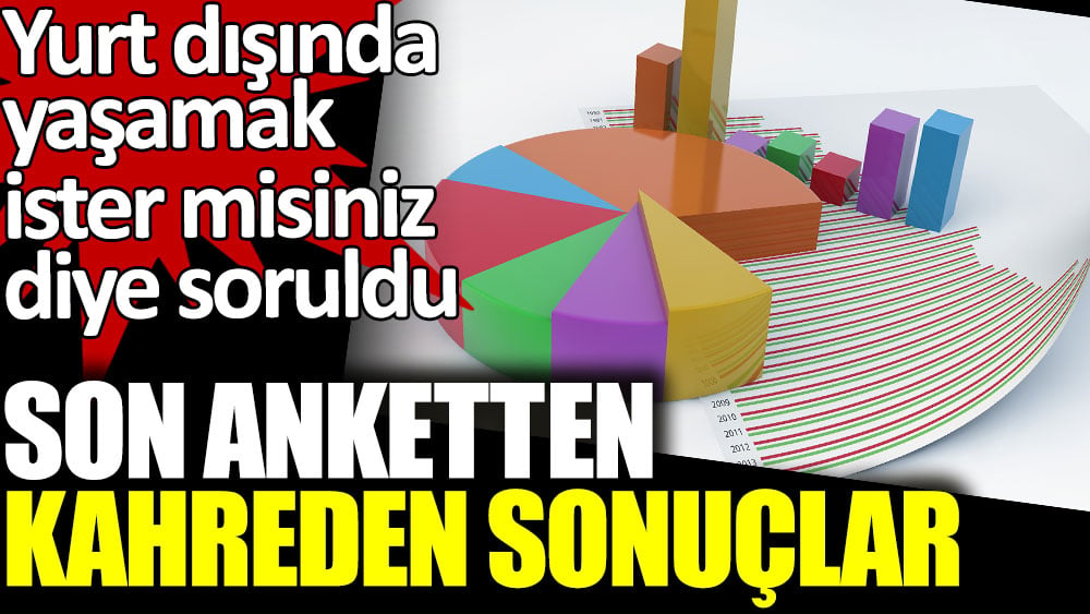 Yurt dışında yaşamak ister misiniz diye soruldu. Son anketten kahreden sonuçlar