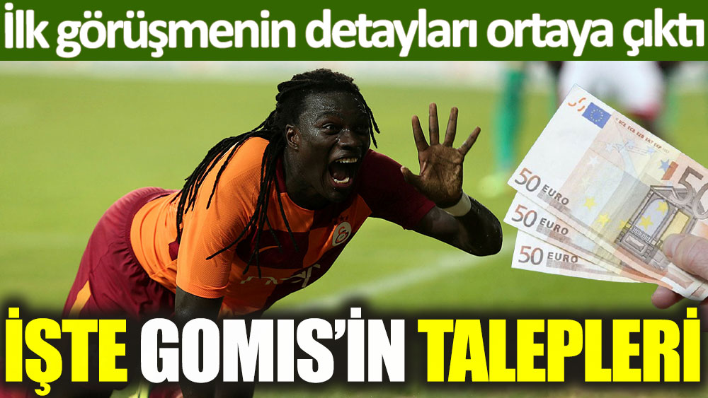 Bafetimbi Gomis'in Galatasaray'dan talepleri ortaya çıktı! İşte ilk görüşmenin detayları