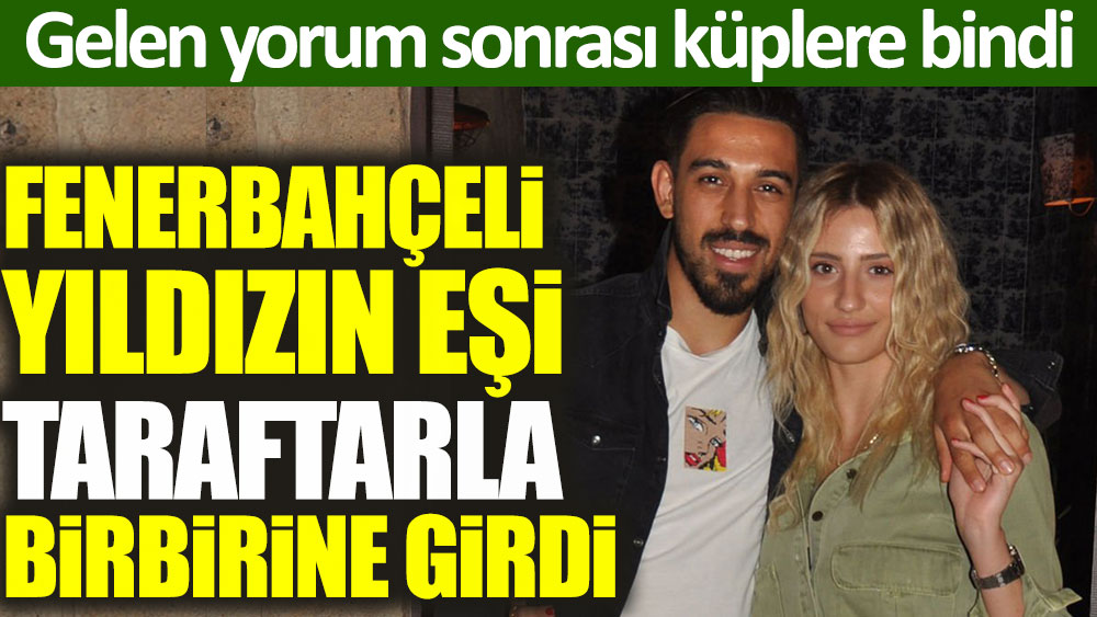 Fenerbahçeli İrfan Can Kahveci'nin eşi Gözde Kahveci taraftarlarla birbirine girdi! Adeta küplere bindi
