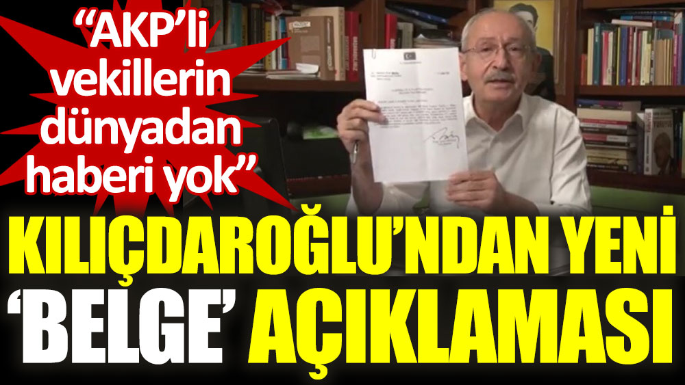 Kılıçdaroğlu: AKP milletvekillerinin dünyadan haberi yok