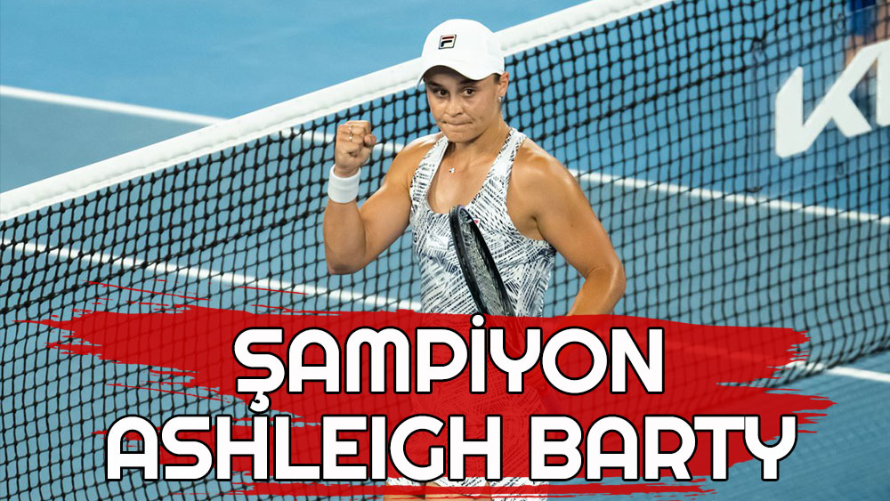 Avustralya Açık'ta şampiyon Ashleigh Barty