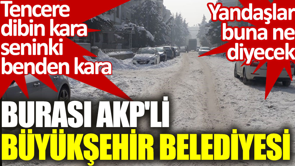 İşte AKP'li Büyükşehir Belediyesi'nin yönettiği Konya'nın yolları