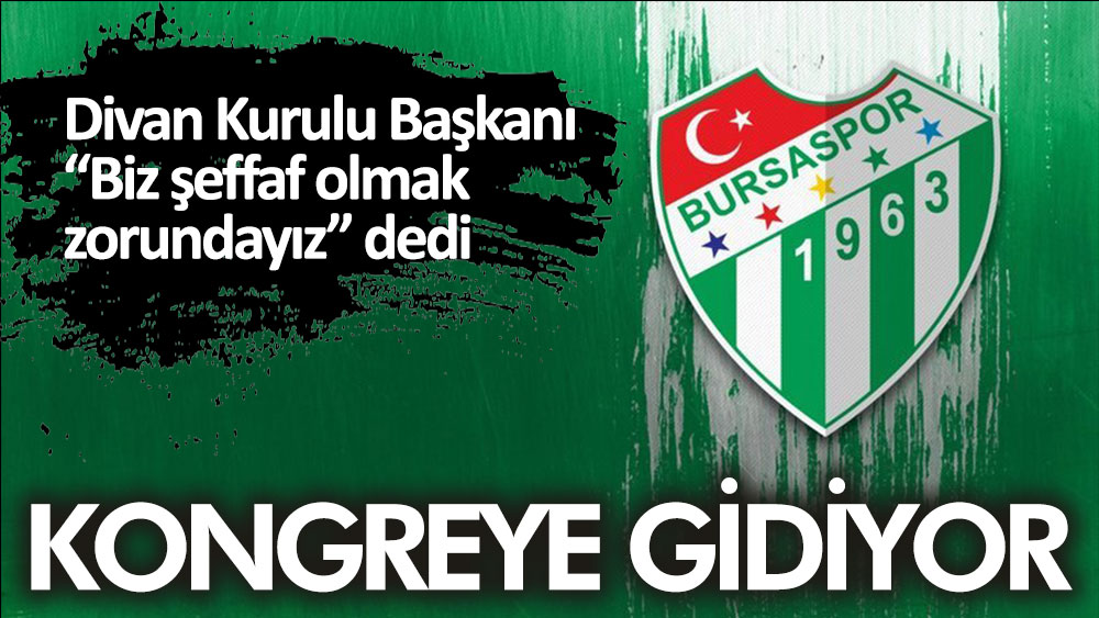 Bursaspor'dan 'olağanüstü' karar!