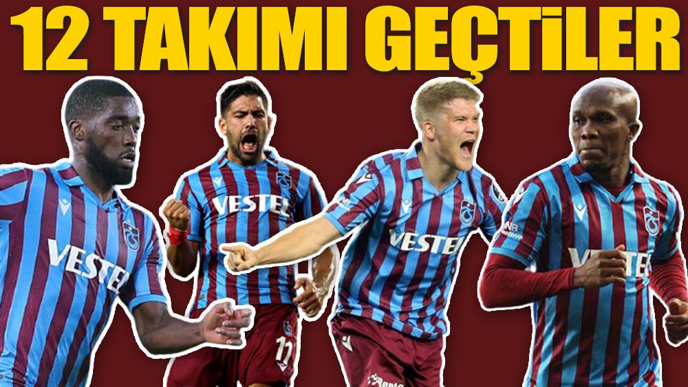 Trabzonspor'un golcüleri 12 takımı birden geride bıraktı