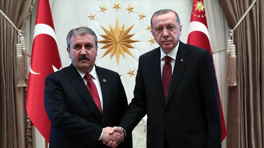Cumhurbaşkanı Erdoğan'dan Destici'ye tebrik telefonu