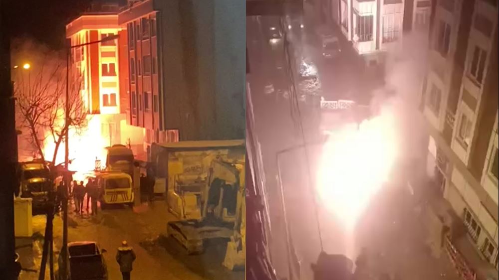 İstanbul’da mahalleliyi sokağa döken patlama