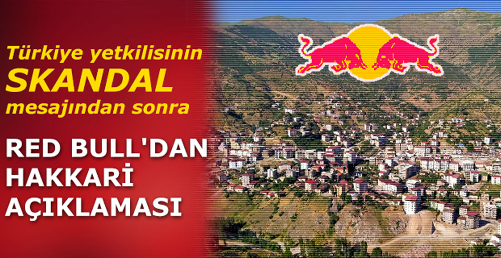 Türkiye yetkilisinin Skandal mesajından sonra Red Bull'dan Hakkari açıklaması