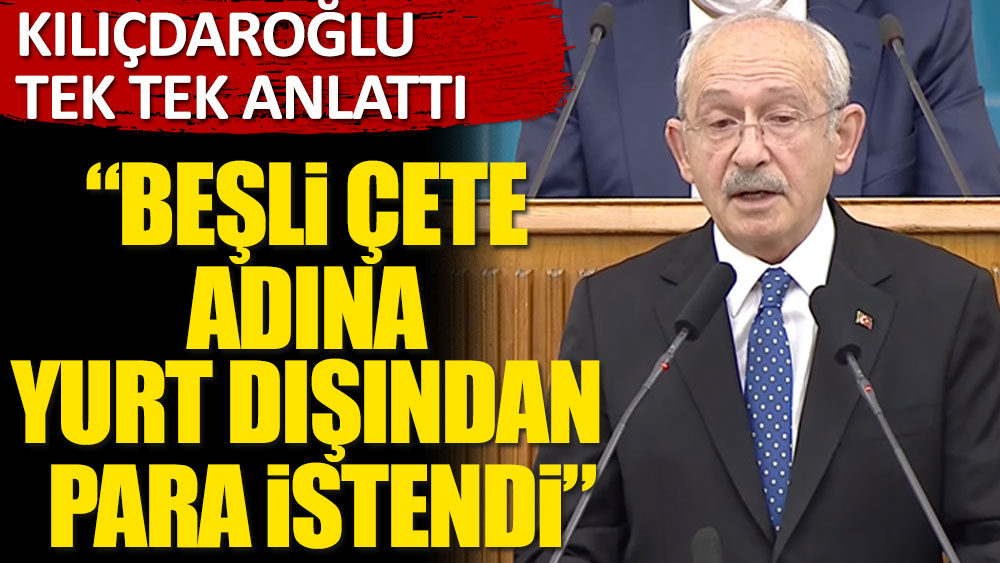 Son dakika... Kemal Kılıçdaroğlu: Yolsuzluk deyince akla Erdoğan geliyor