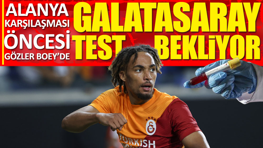 Galatasaray acil test bekliyor!