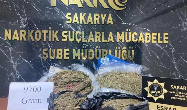 Sakarya’da 10 kilo uyuşturucu ele geçirildi: 10 tutuklama