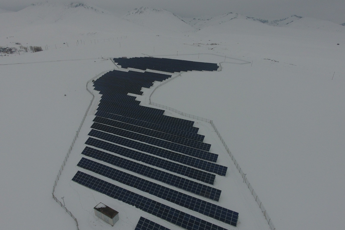 Erzurum'da kardan elektrik üretildi