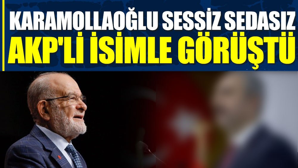 Temel Karamollaoğlu sessiz sedasız AKP'li isimle görüştü! Milli Gazete yazarı açıkladı