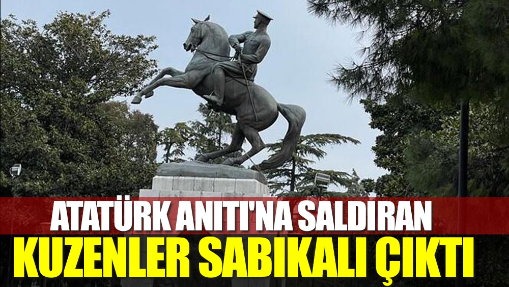 Atatürk Anıtı'na saldıranlar sabıkalı çıktı