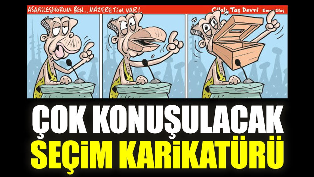 Çok konuşulacak seçim karikatürü