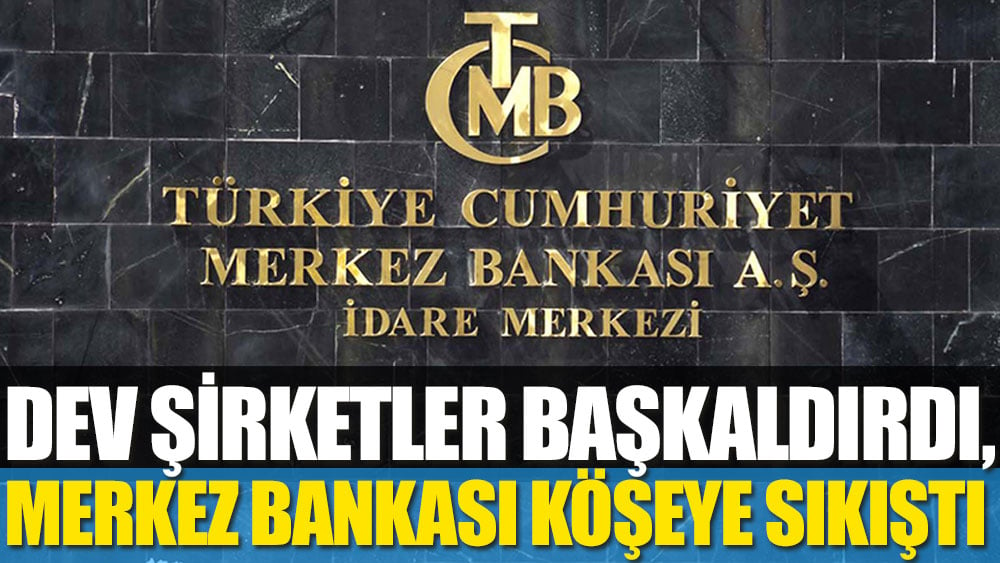 Dev şirketler başkaldırdı, Merkez Bankası köşeye sıkıştı