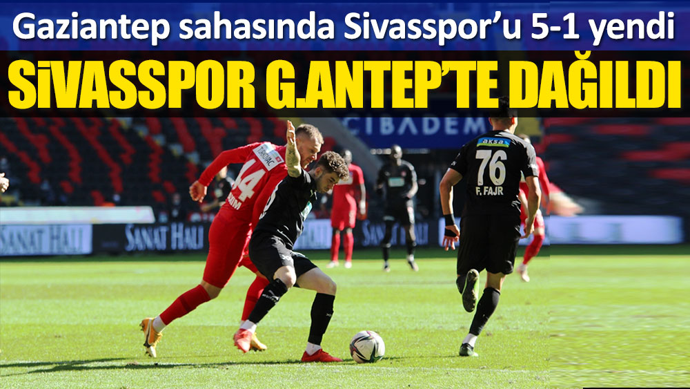Gaziantep-Sivasspor maçına VAR damgası: 6 gol, 1 kırmızı kart, 1 penaltı