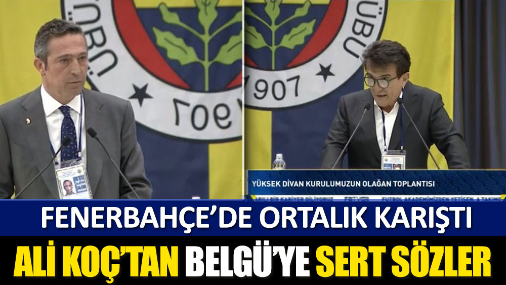 Fenerbahçe'de Ali Koç ve Hulusi Belgü arasında sert sözler! Ortalık karıştı