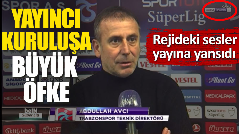 Reji sesi yanlışlıkla yayına verdi, Trabzonspor’dan yayıncı kuruluşa büyük öfke