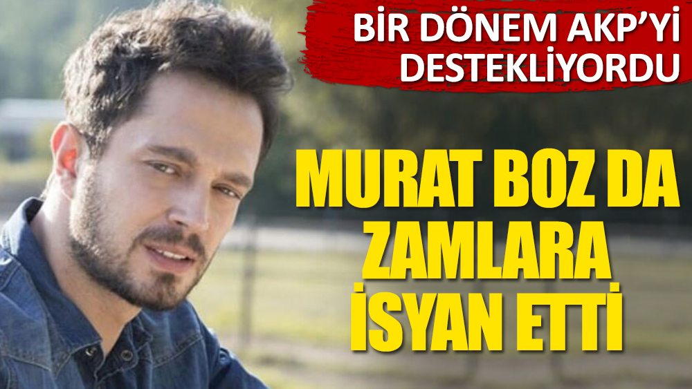 Murat Boz elektrik ve doğal gaz zammına isyan etti: Zamlar geri alınsın!