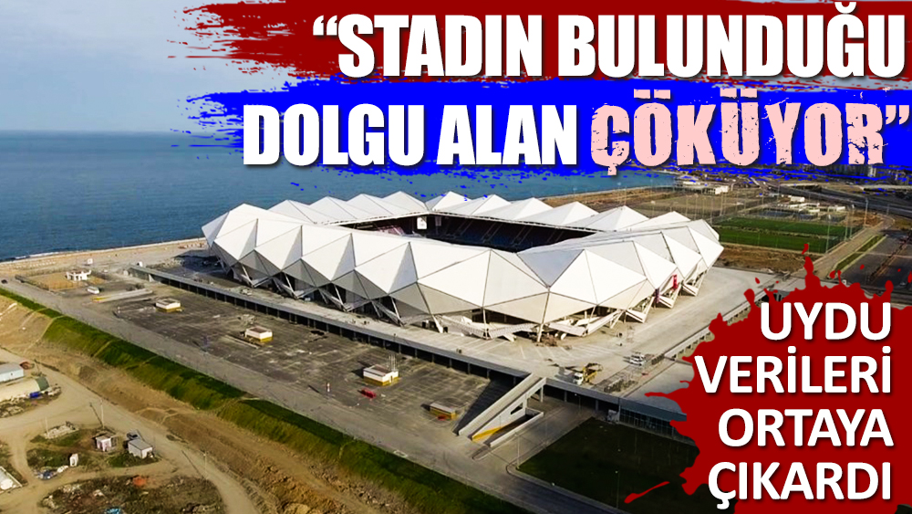 Trabzonspor'un stadının bulunduğu dolgu alan çöküyor. Skandalın biri bitiyor biri başlıyor