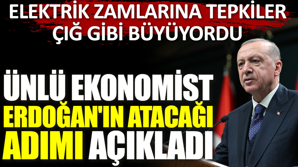 Ekonomist Mustafa Sönmez elektrik zamlarının ardından Erdoğan'ın atacağı adımı açıkladı