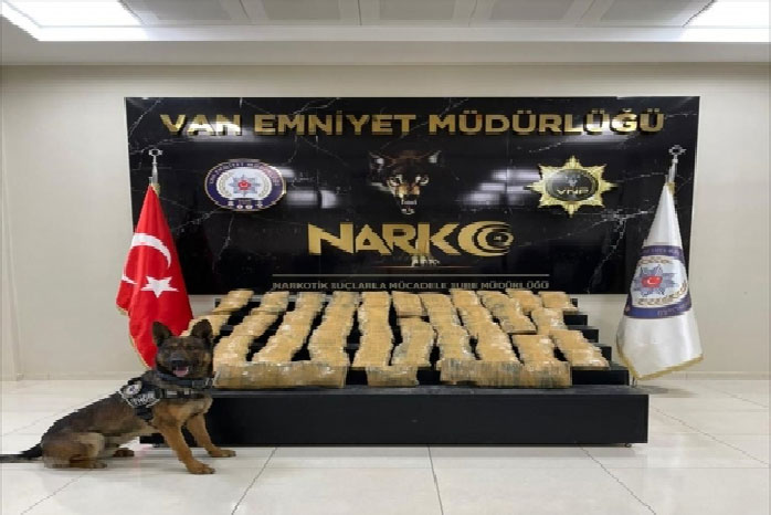 Van’da 115 kilogram eroin yakalandı