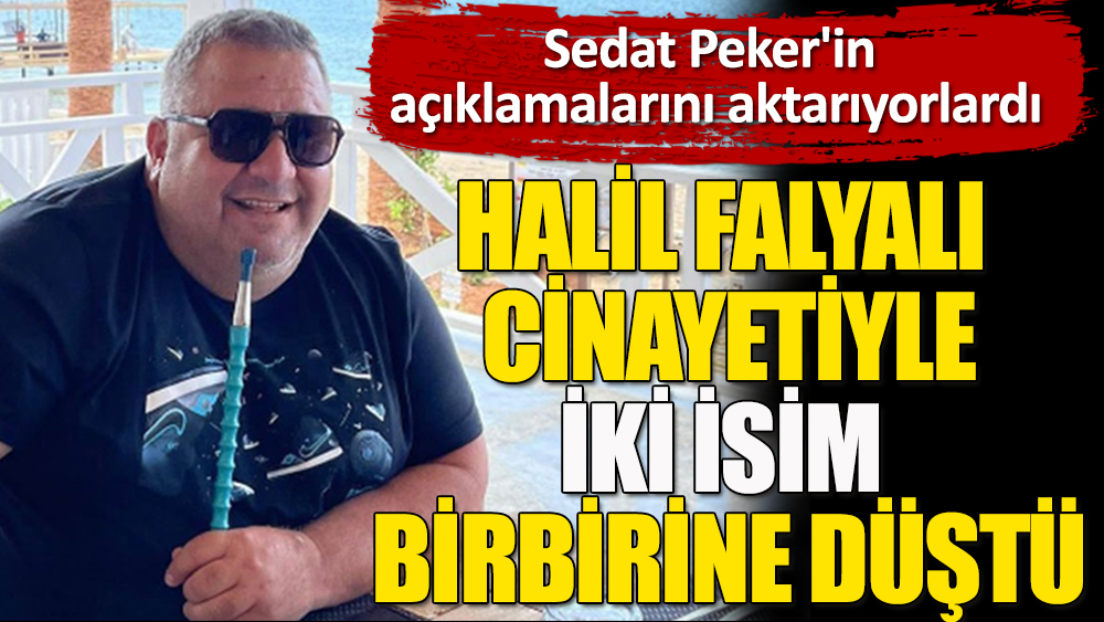 Halil Falyalı cinayeti sonrası Erk Acarer ve Seher Yaşayacak birbirine düştü. Sedat Peker'in açıklamalarını aktarıyorlardı