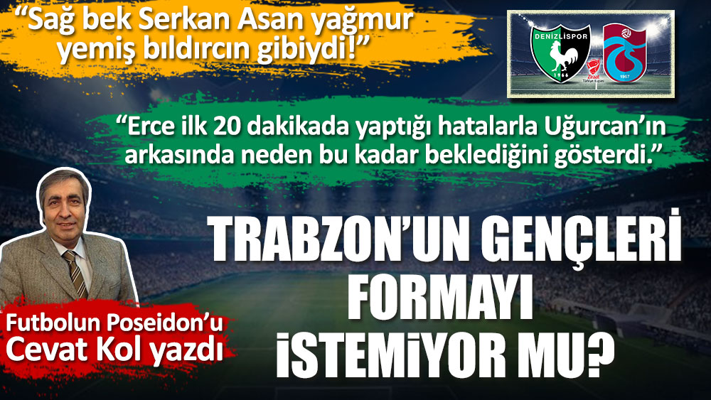 Trabzonspor'un gençleri sınıfta kaldı
