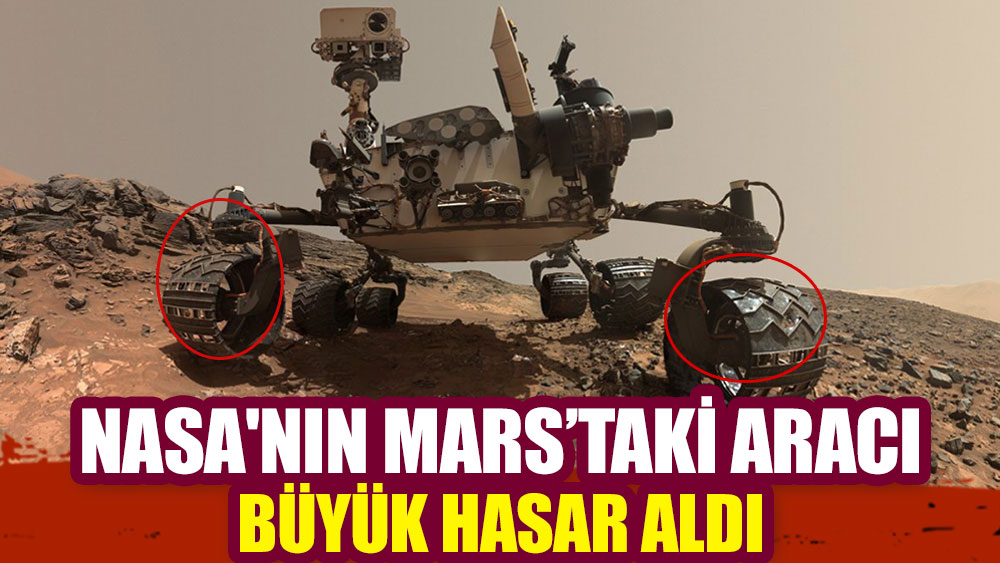 NASA'nın Mars aracı büyük hasar aldı