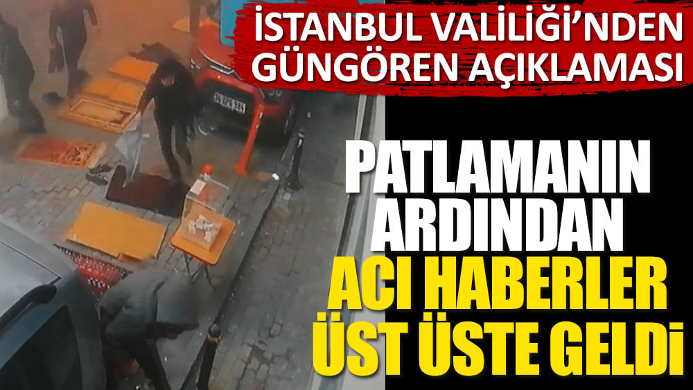 Son dakika... Güngören'deki patlamanın ardından acı haberler üst üste geldi