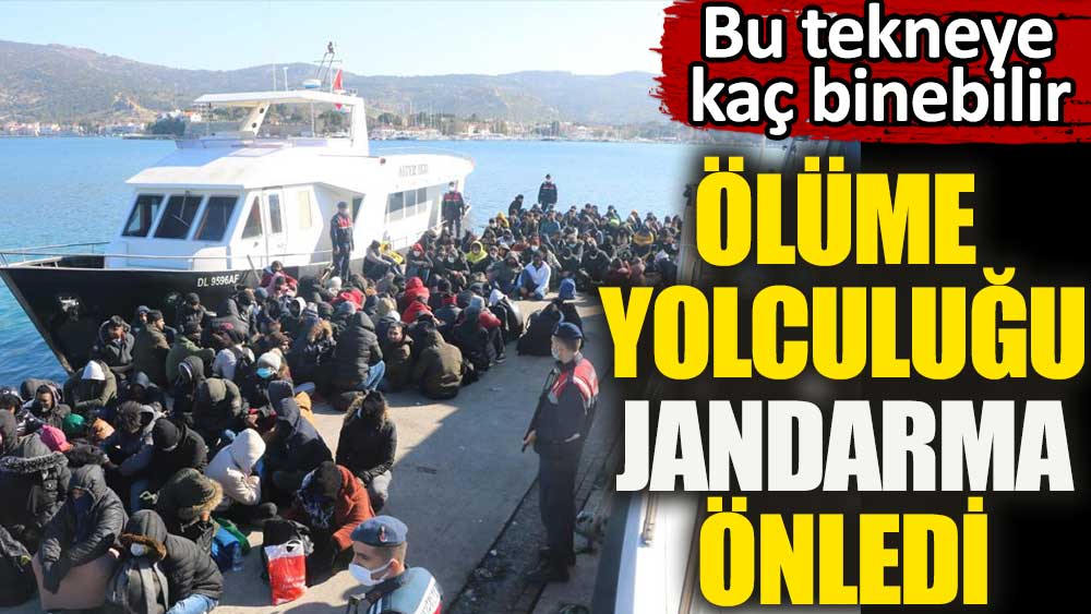 Ölüme yolculuğu jandarma önledi