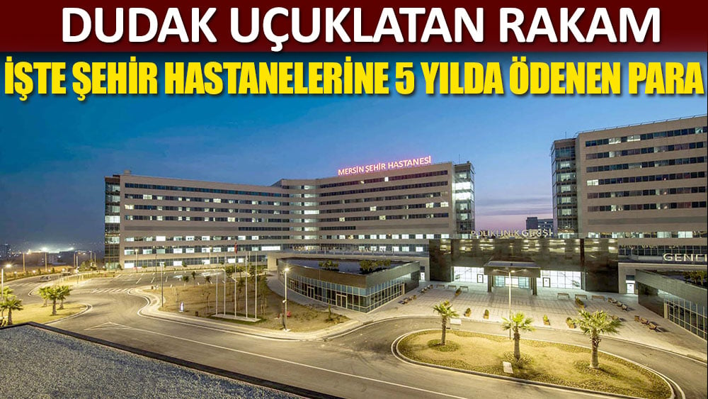 Şehir hastanelerine 5 yılda ödenen bedel dudak uçuklattı!