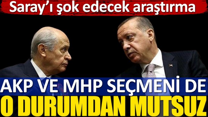 Flaş... AKP'li ve MHP'li seçmen de ekonomiden mutsuz