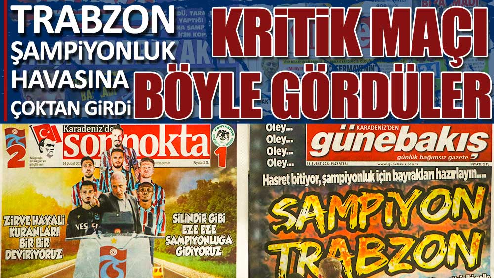 Trabzon'un gözünü kupa bürüdü