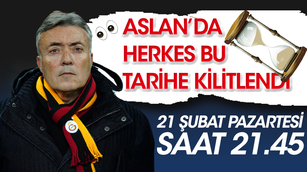 Galatasaray'da herkes bu tarihe kilitlendi! 21 şubat Pazartesi saat 21.45