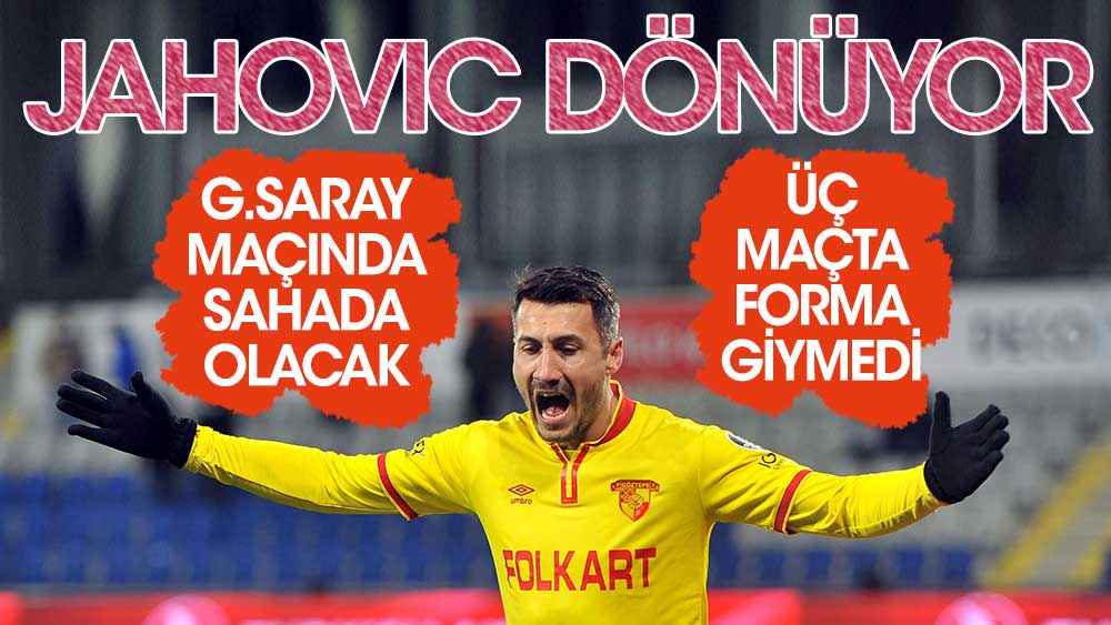 Jahovic Galatasaray maçında sahaya dönüyor
