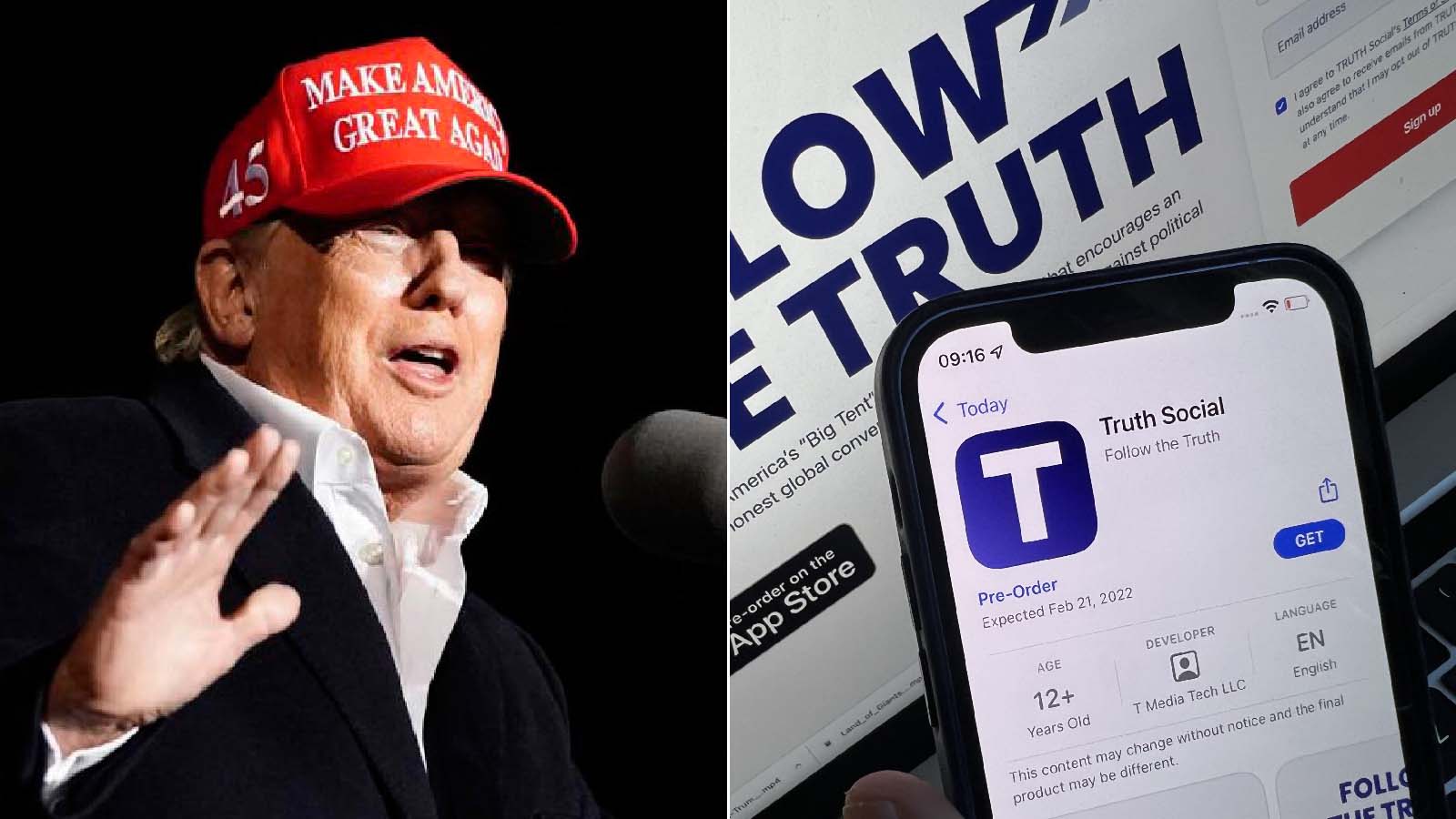 Donald Trump kendi sosyal medya uygulamasını iphone'da yayınladı