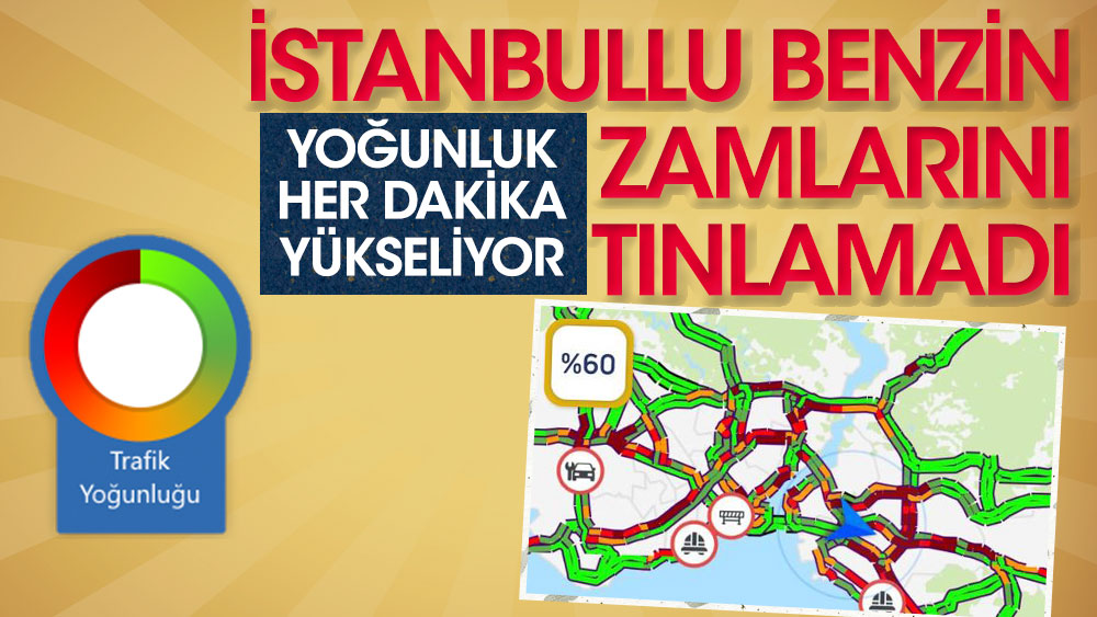 Son dakika... İstanbullu benzin zamlarını tınlamadı! İşte trafik yoğunluğundaki son durum